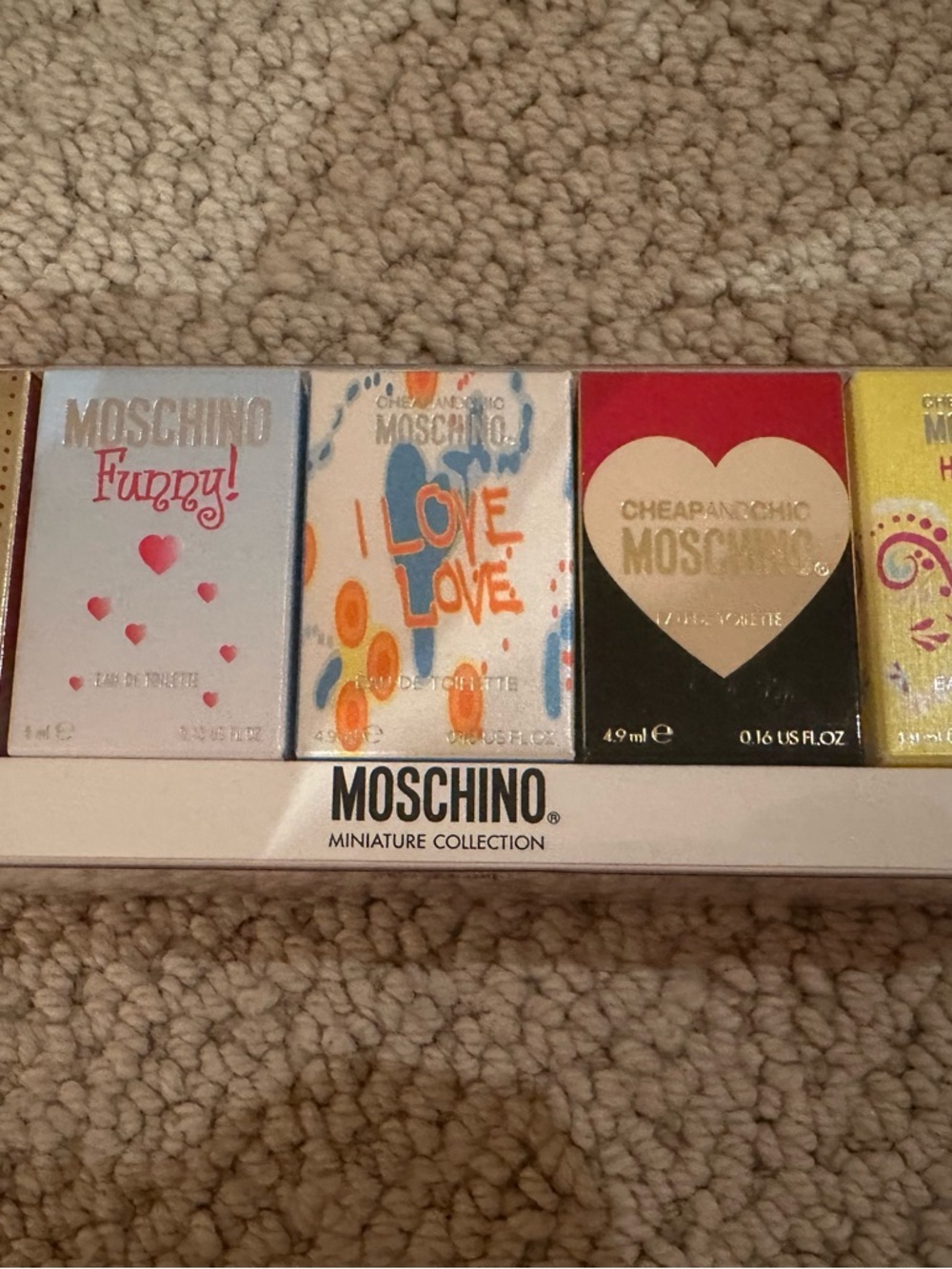 Moschino Miniature Fragrance Set - Colorful Box Collection set of 5